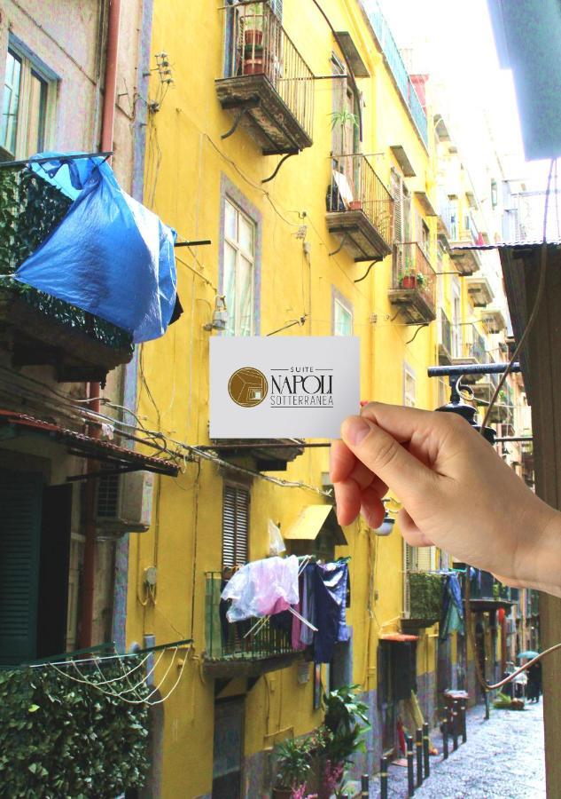 Suite Napoli Sotterranea Con Vasca Idromassaggio 外观 照片